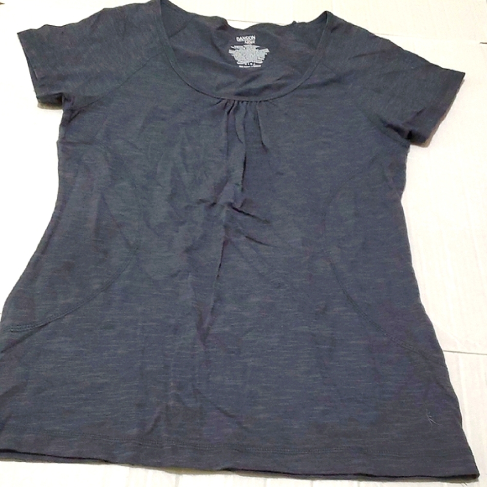 Danskin Now Charcoal Gray Casual Athleisure Lounging Top S